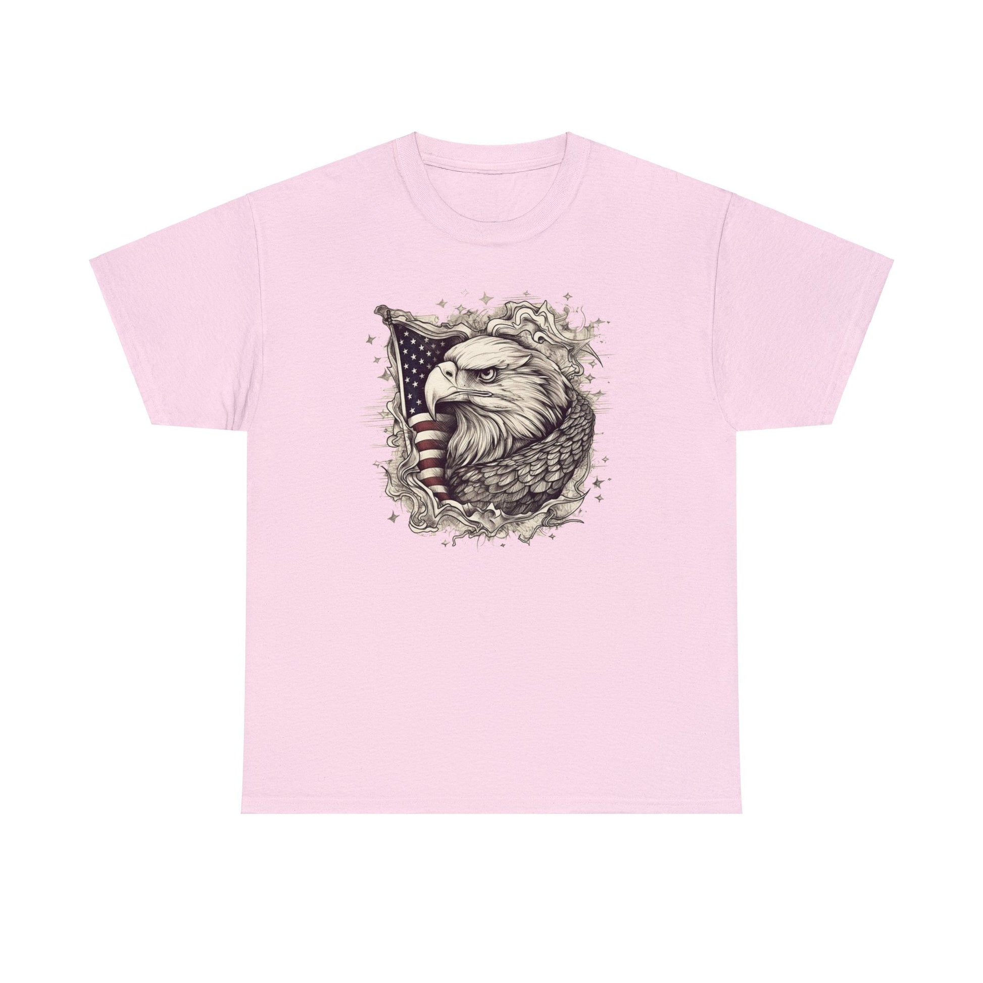 "Wrapped in Freedom" Eagle Unisex T-Shirt - PatriotDepot.com