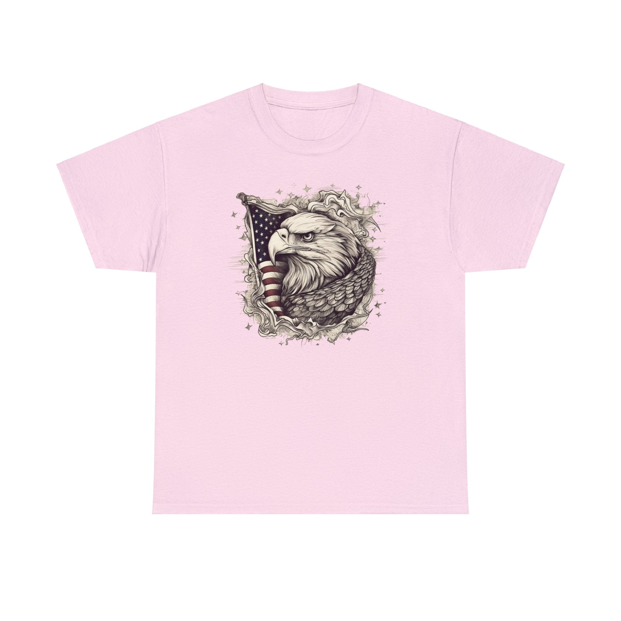 "Wrapped in Freedom" Eagle Unisex T-Shirt - PatriotDepot.com