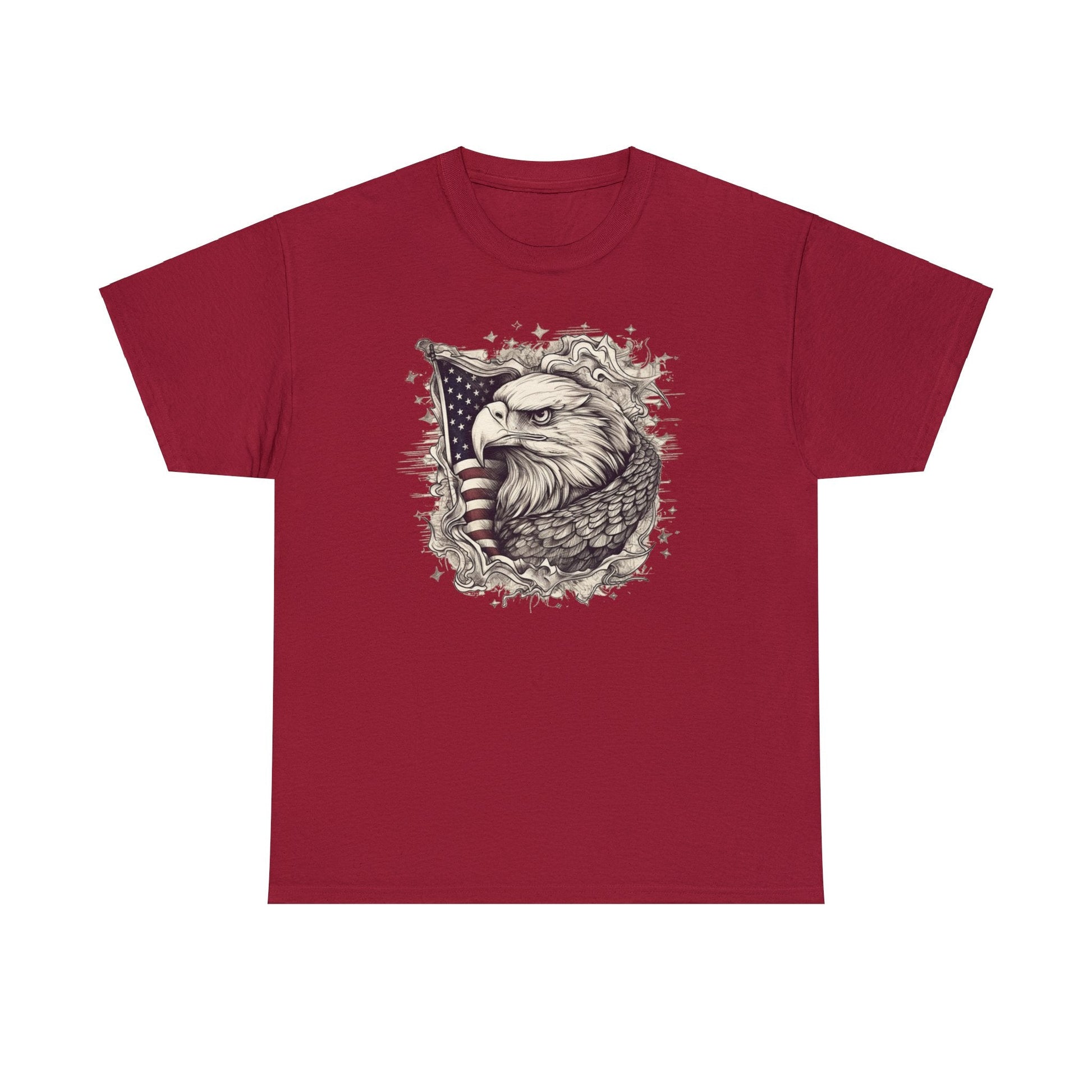 "Wrapped in Freedom" Eagle Unisex T-Shirt - PatriotDepot.com