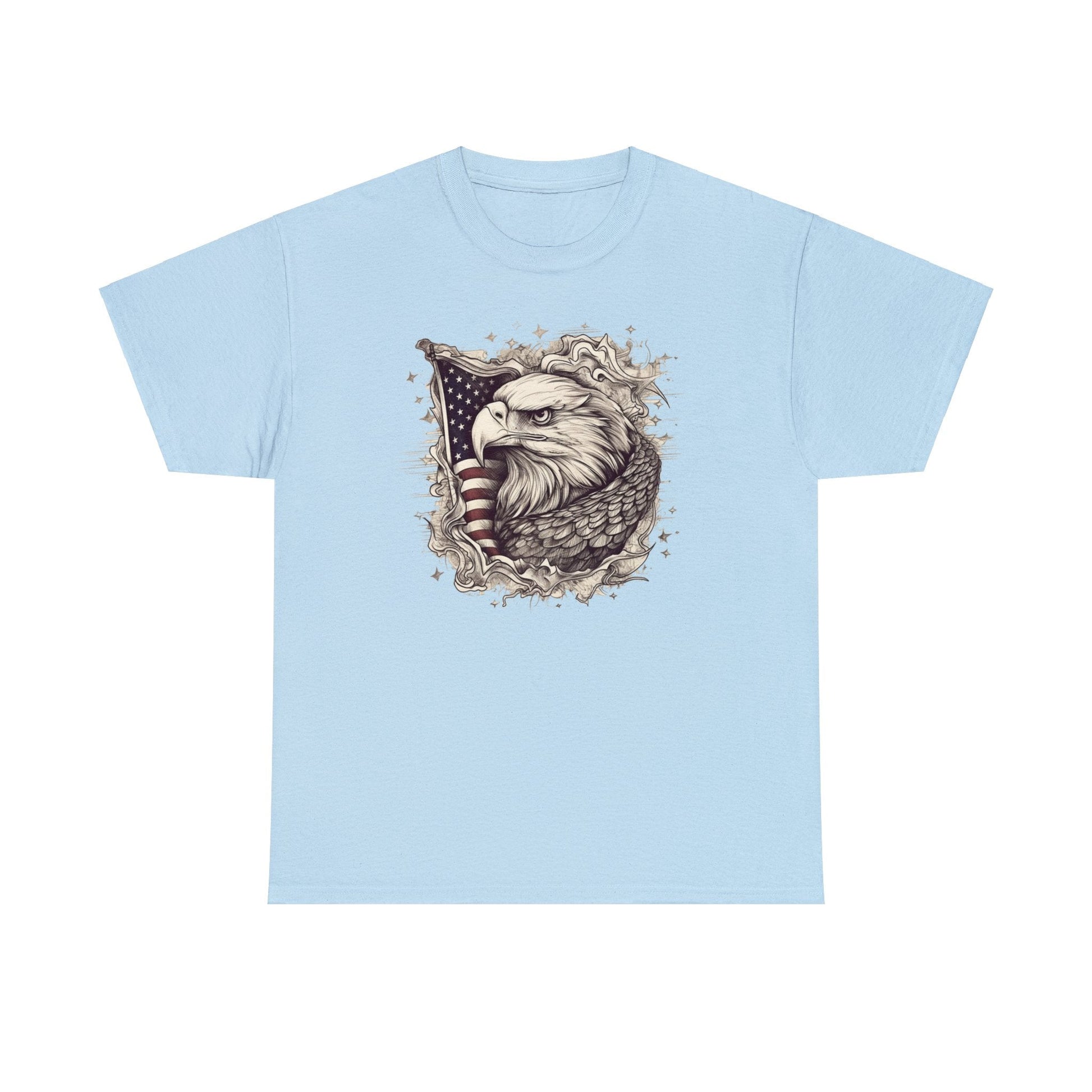 "Wrapped in Freedom" Eagle Unisex T-Shirt - PatriotDepot.com