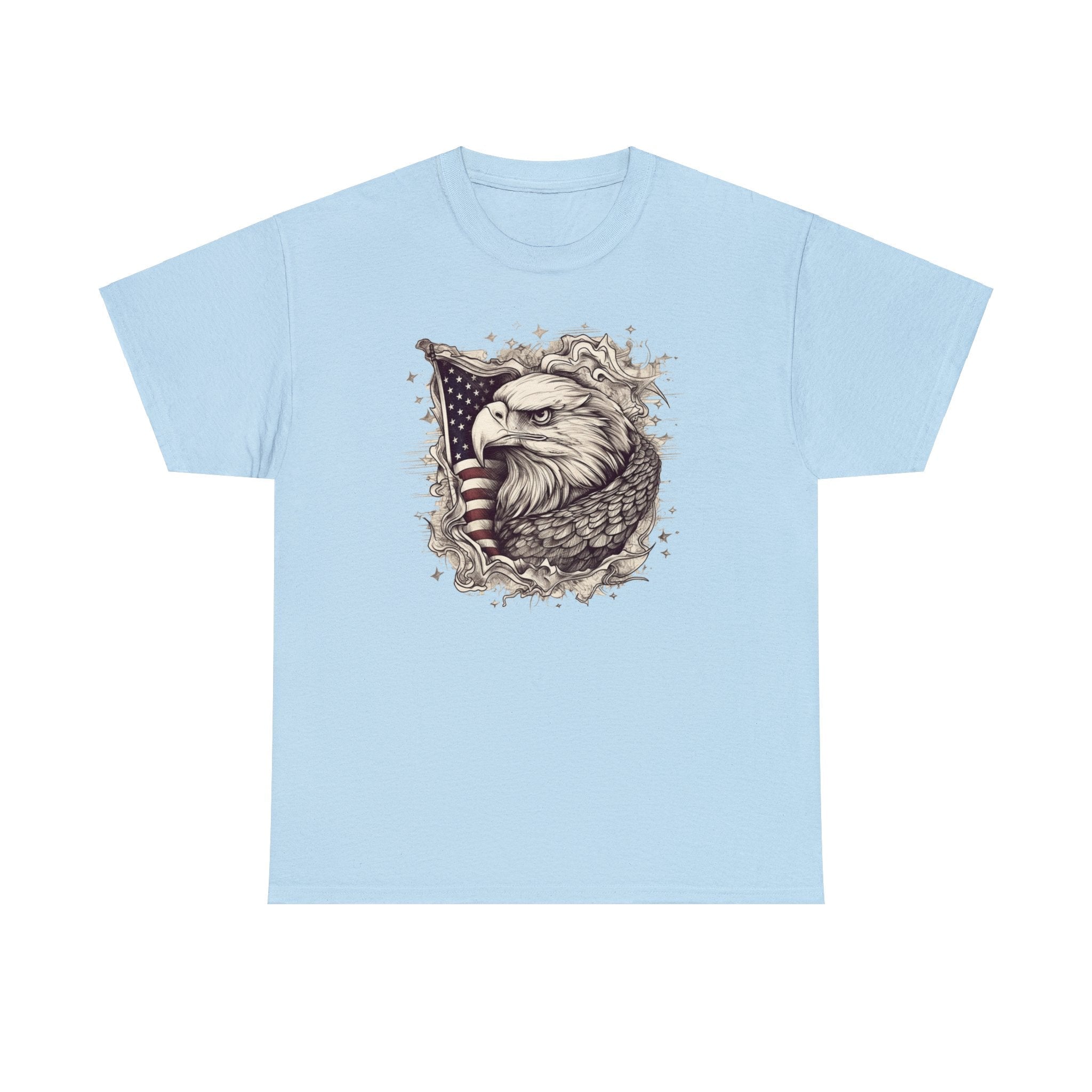 "Wrapped in Freedom" Eagle Unisex T-Shirt - PatriotDepot.com