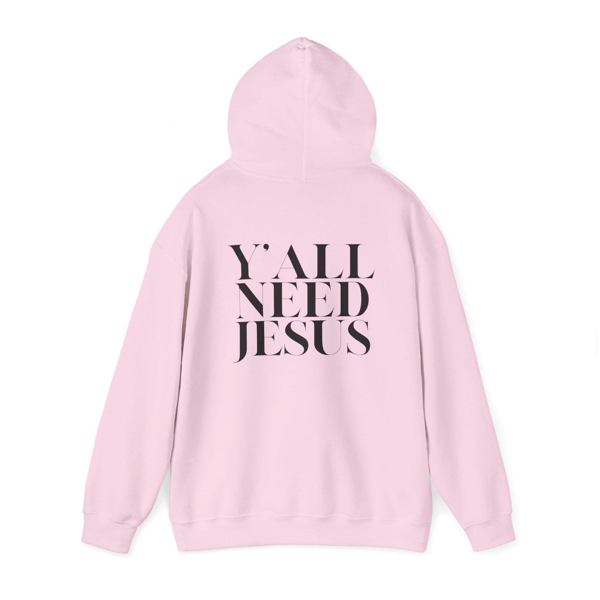 Y'all Need Jesus Hoodie (Back Design) - PatriotDepot.com