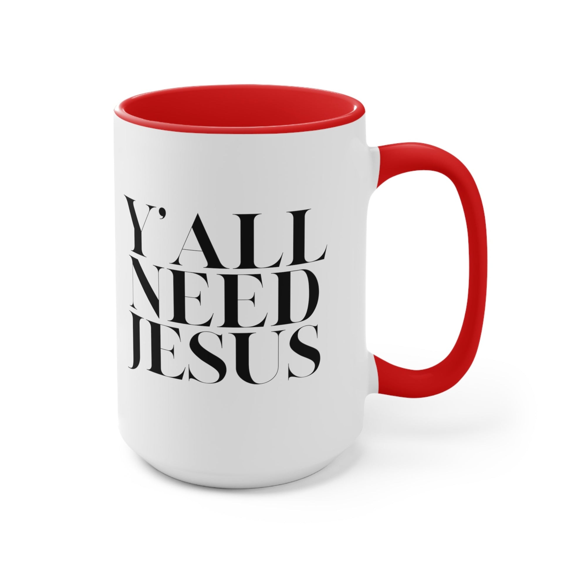 Y'all Need Jesus Mug (3 Colors, 2 Sizes) - PatriotDepot.com