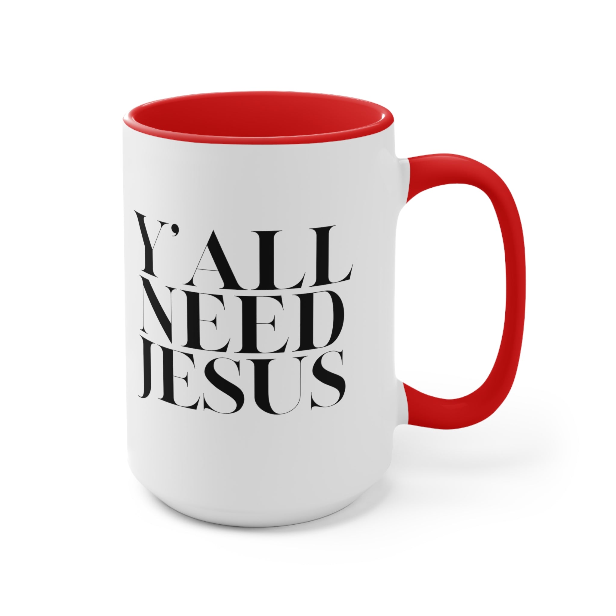 Y'all Need Jesus Mug (3 Colors, 2 Sizes) - PatriotDepot.com
