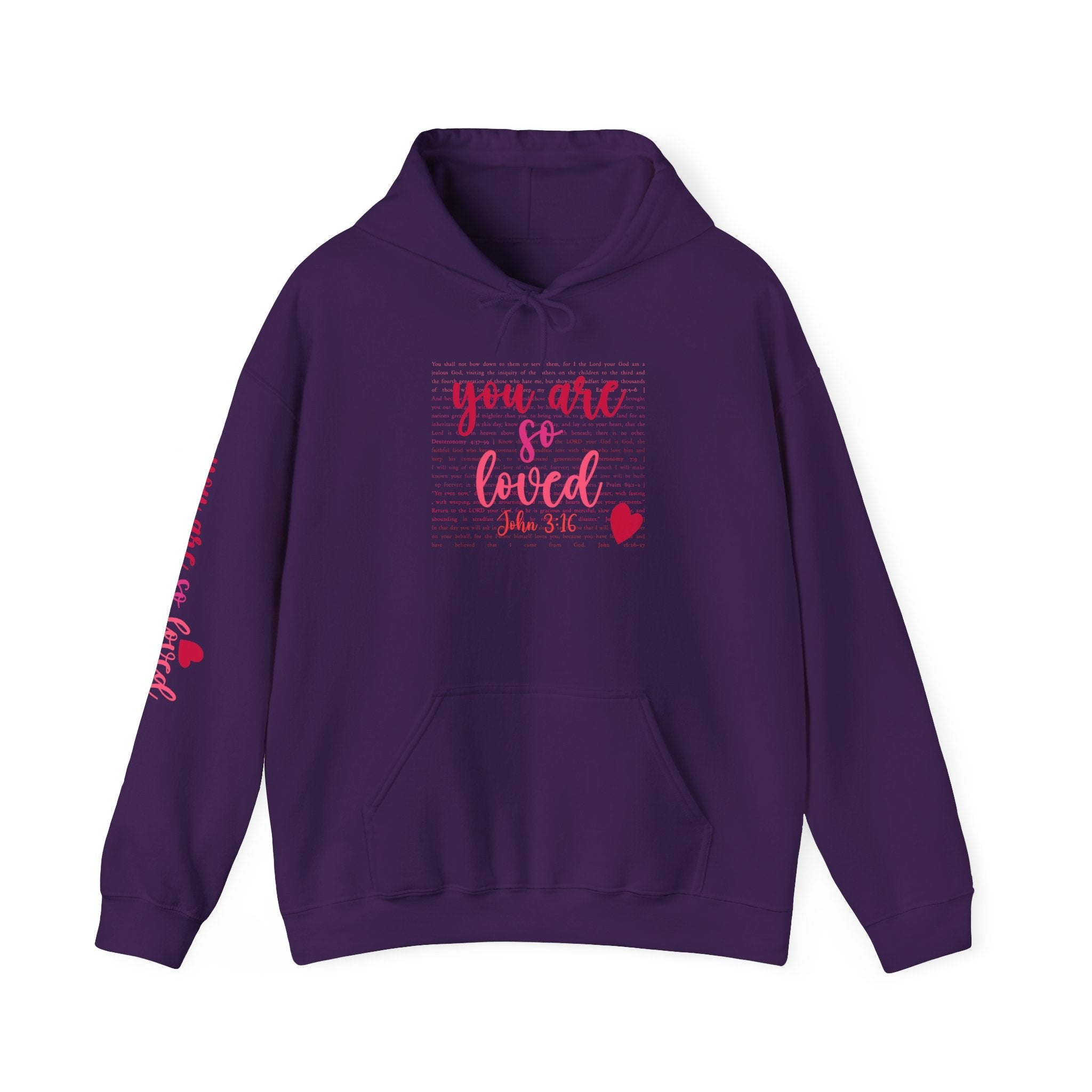 You are so loved (John 3:16) Hoodie - PatriotDepot.com