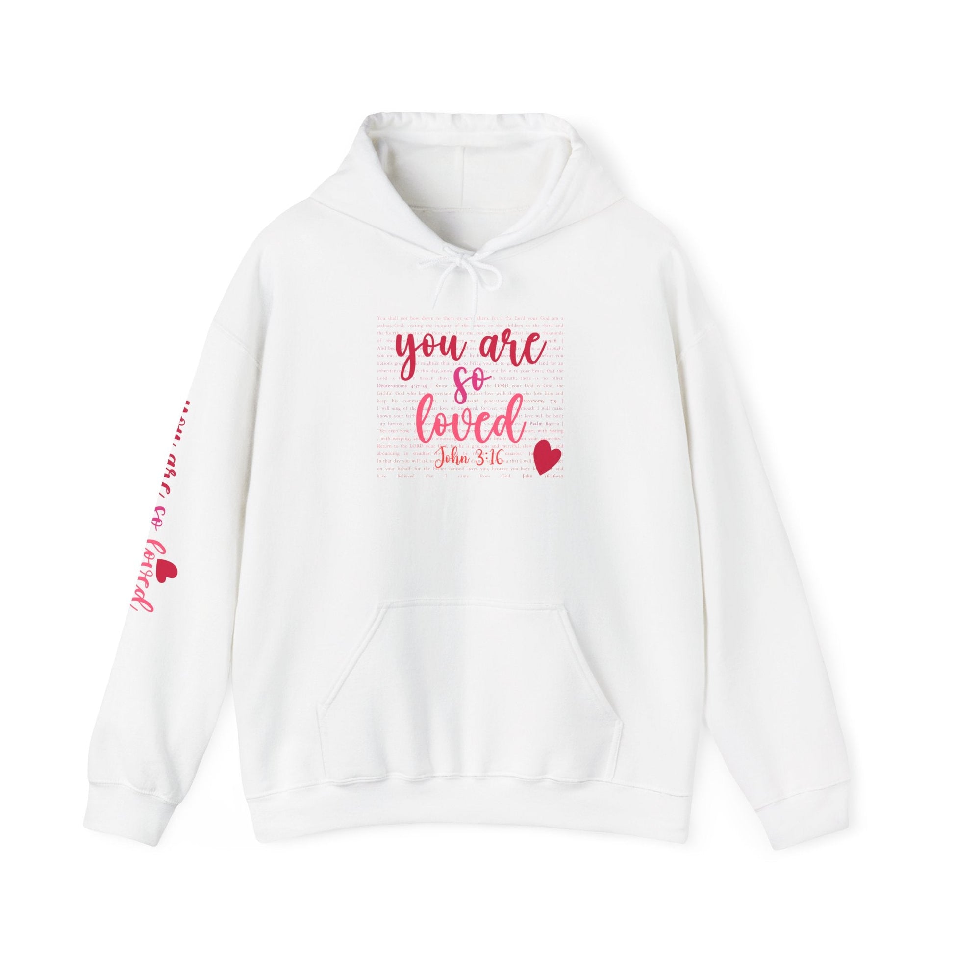 You are so loved (John 3:16) Hoodie - PatriotDepot.com