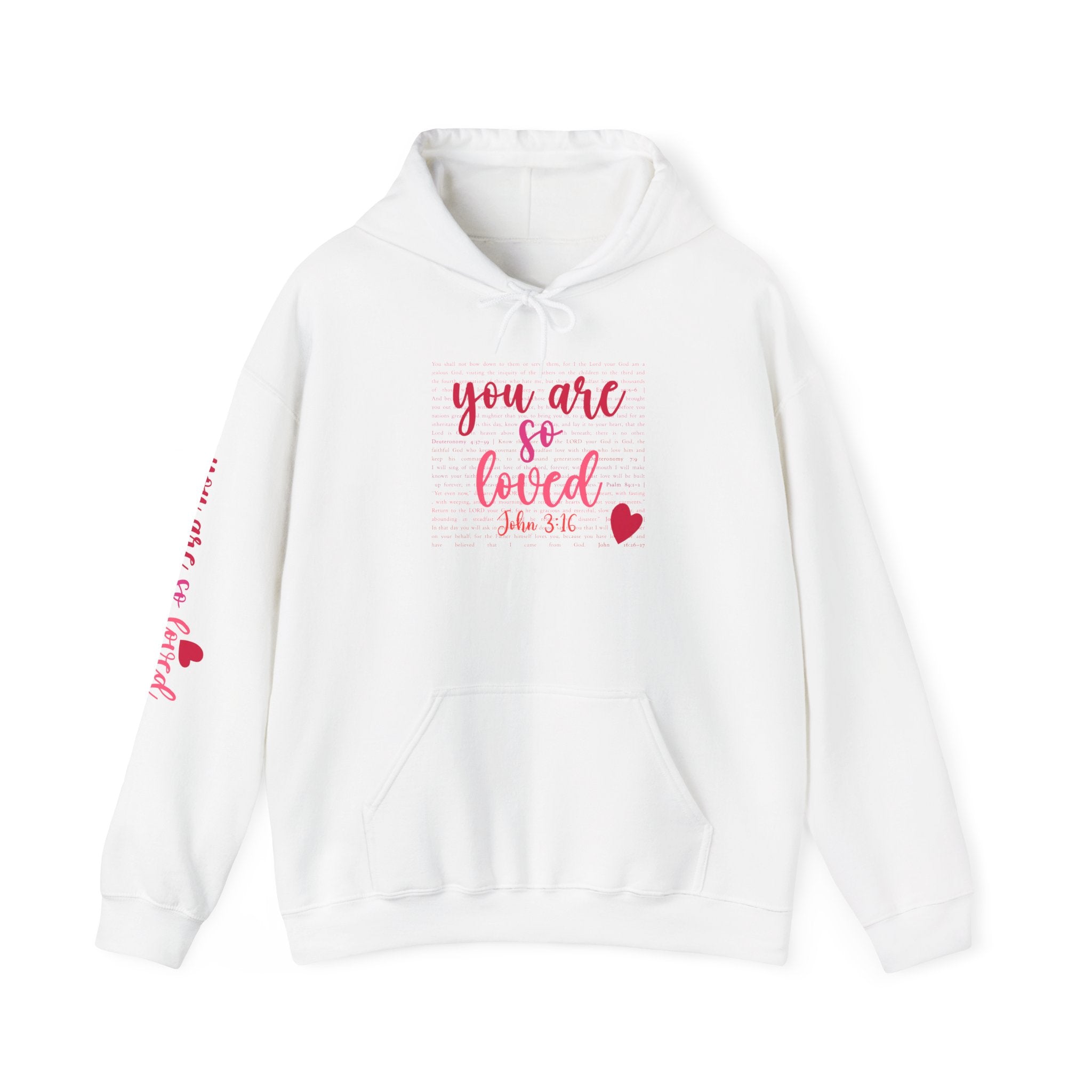 You are so loved (John 3:16) Hoodie - PatriotDepot.com