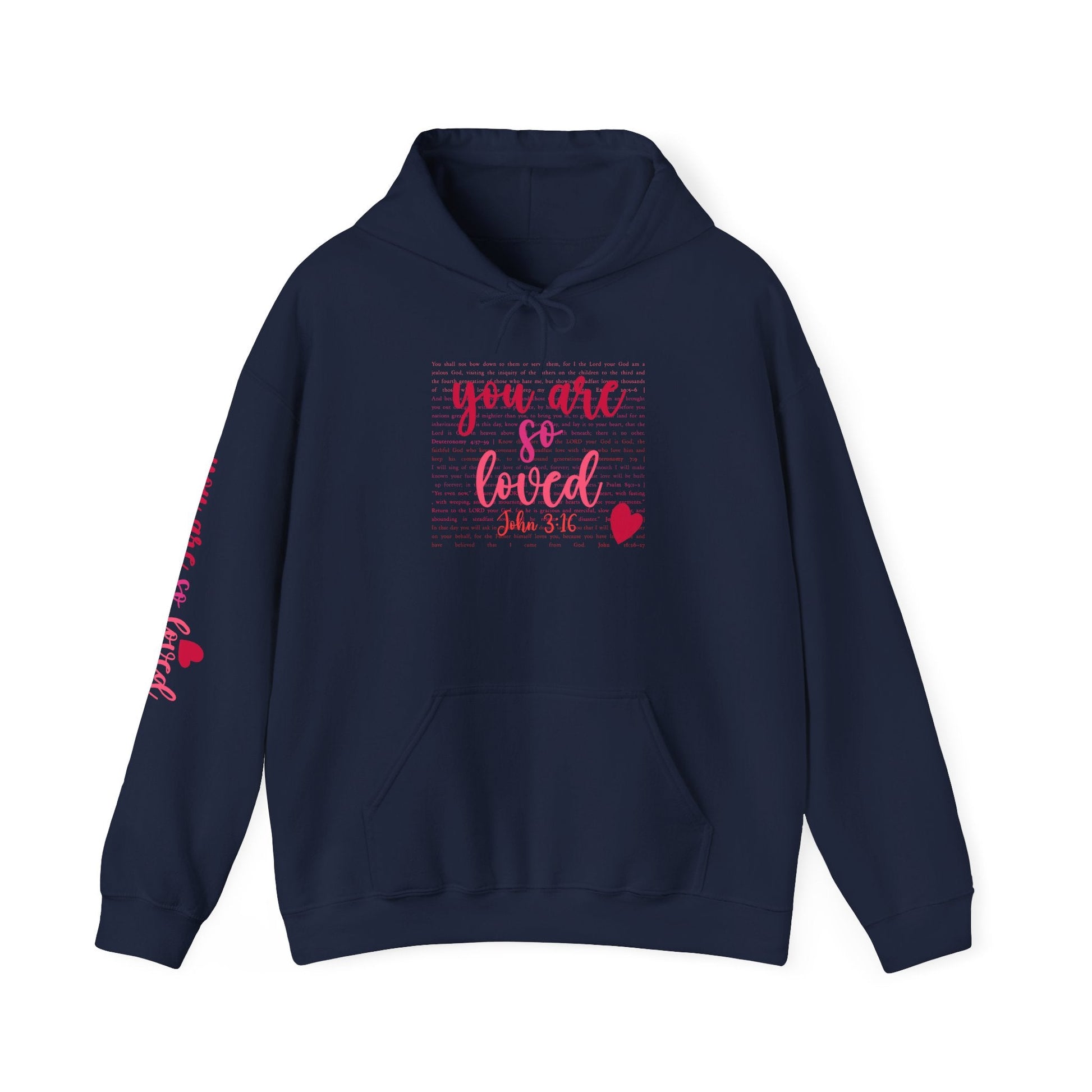 You are so loved (John 3:16) Hoodie - PatriotDepot.com