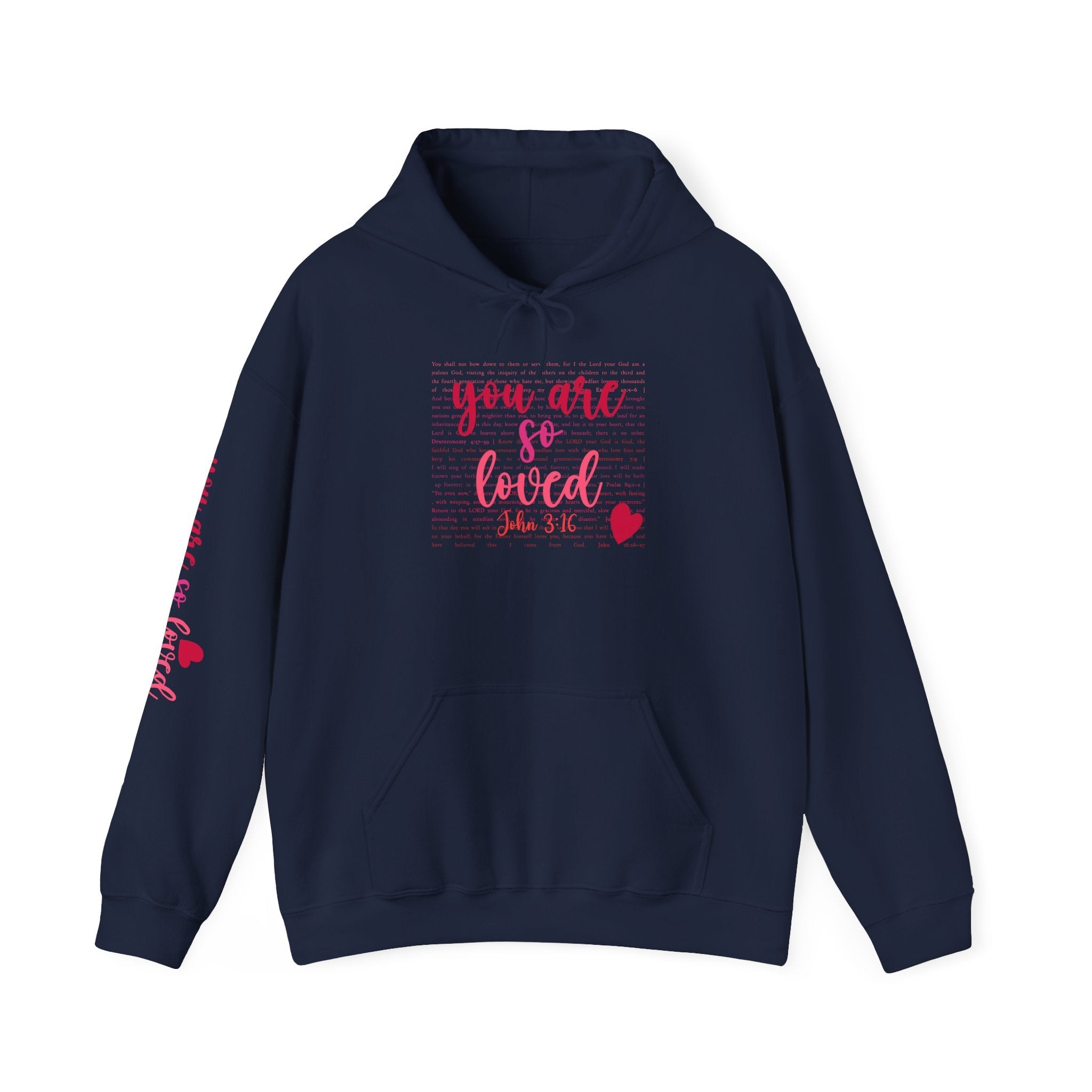 You are so loved (John 3:16) Hoodie - PatriotDepot.com