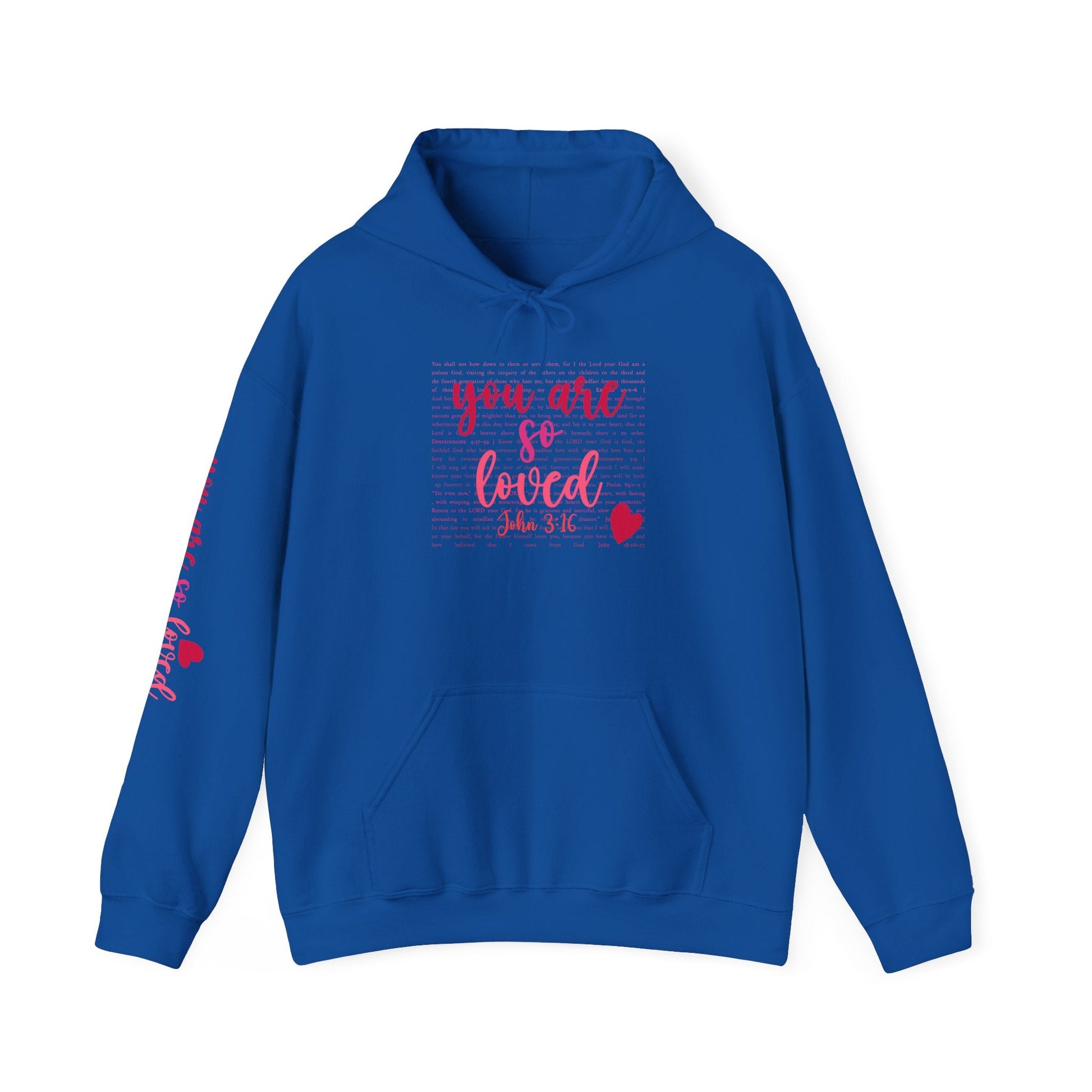 You are so loved (John 3:16) Hoodie - PatriotDepot.com