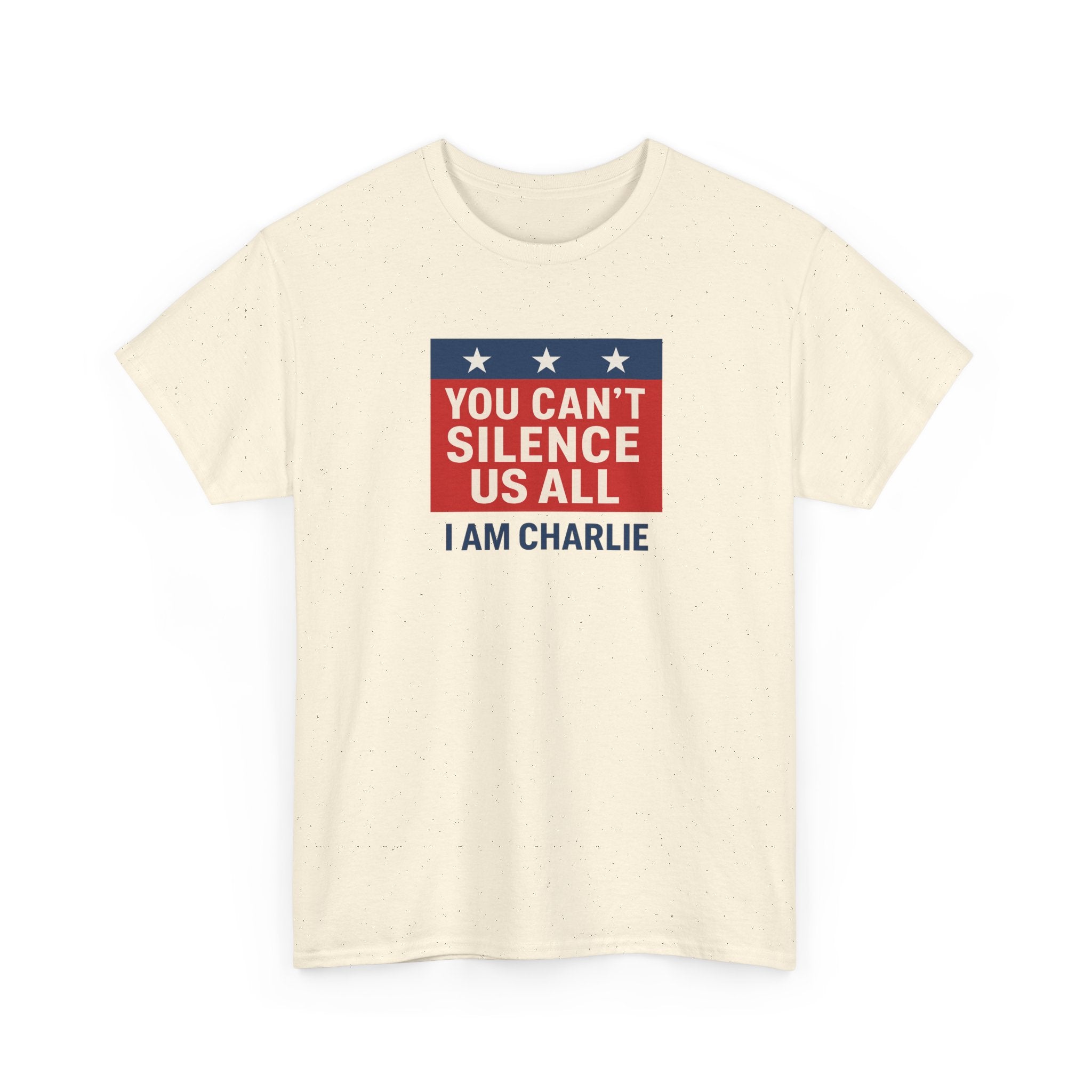 You Can't Silence Us All "I Am Charlie" Softstyle T-Shirt - PatriotDepot.com