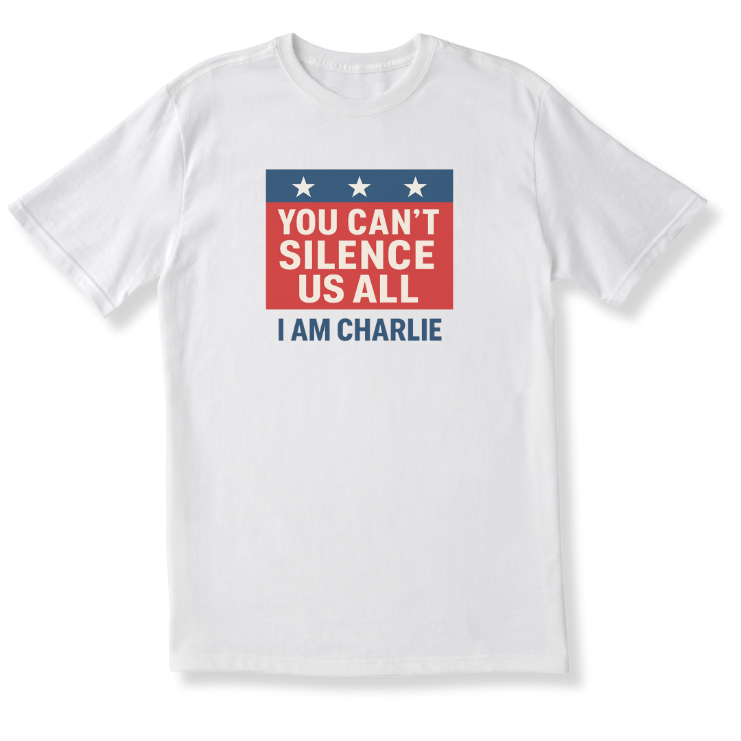You Can't Silence Us All "I Am Charlie" Softstyle T-Shirt - PatriotDepot.com
