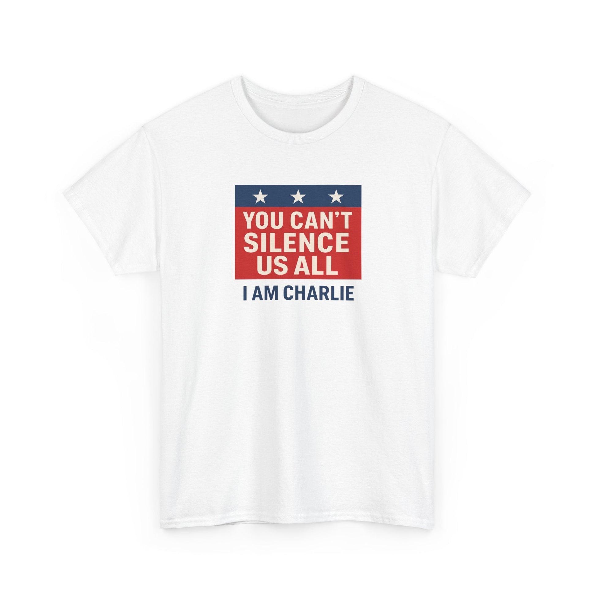 You Can't Silence Us All "I Am Charlie" Softstyle T-Shirt - PatriotDepot.com