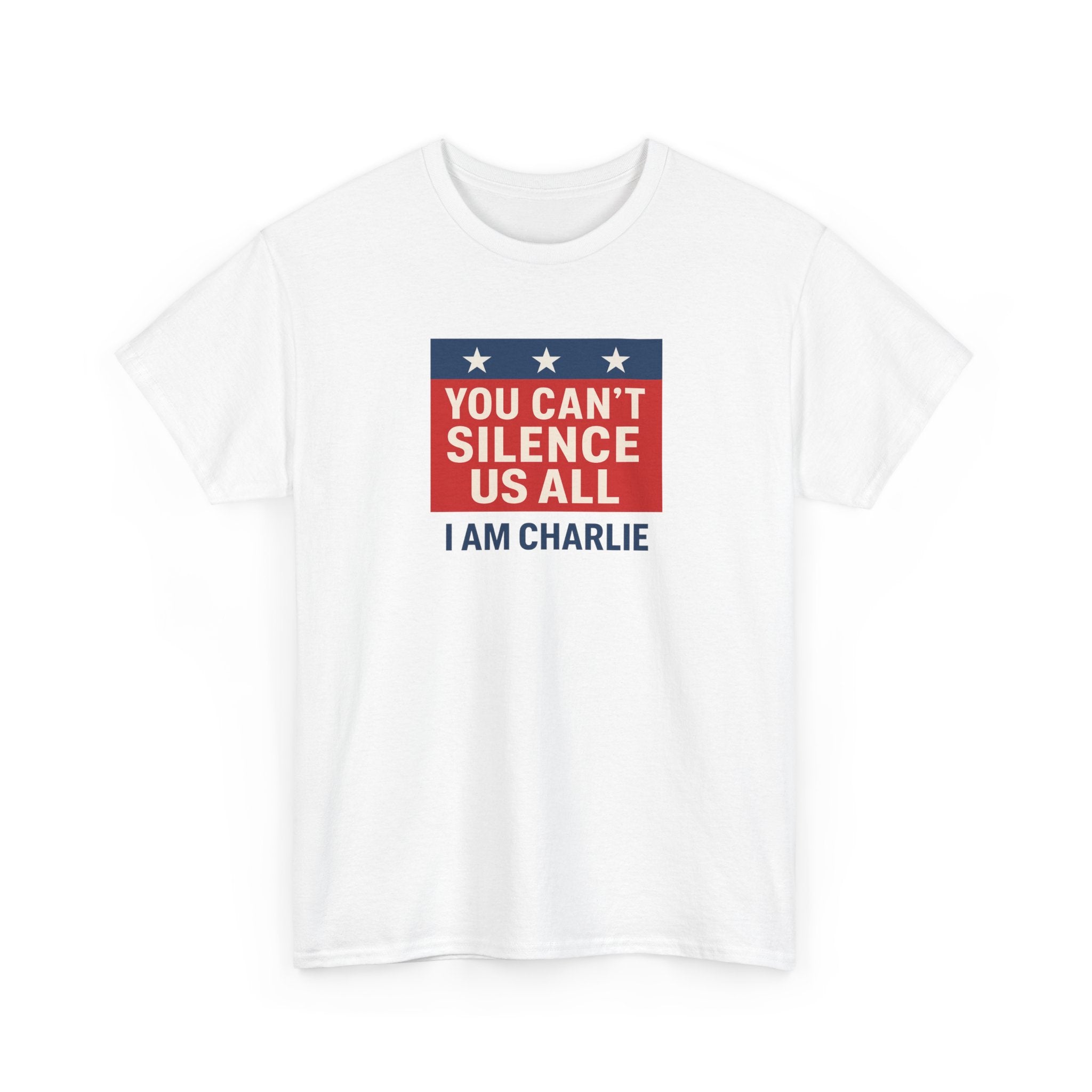 You Can't Silence Us All "I Am Charlie" Softstyle T-Shirt - PatriotDepot.com