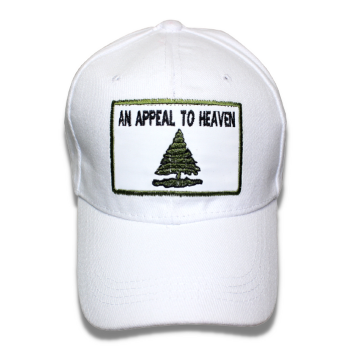An Appeal to Heaven Embroidered Patch Hat (White)