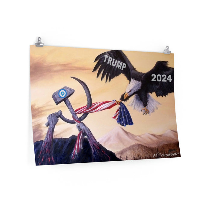 A.F. Branco "Freedom's Battle 2024" Premium Matte Poster