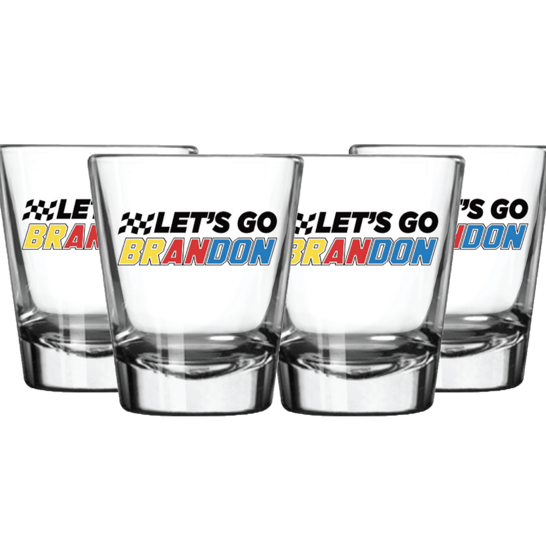 Let's Go Brandon Shot Glass (Made in the USA)