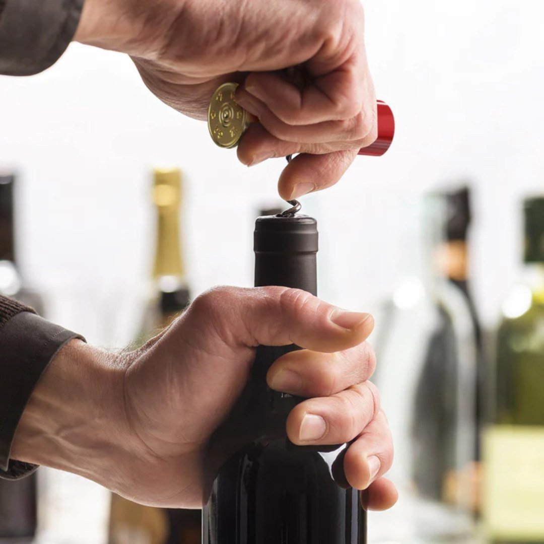 12 Gauge Bottle Opener & Corkscrew Combo - PatriotDepot.com