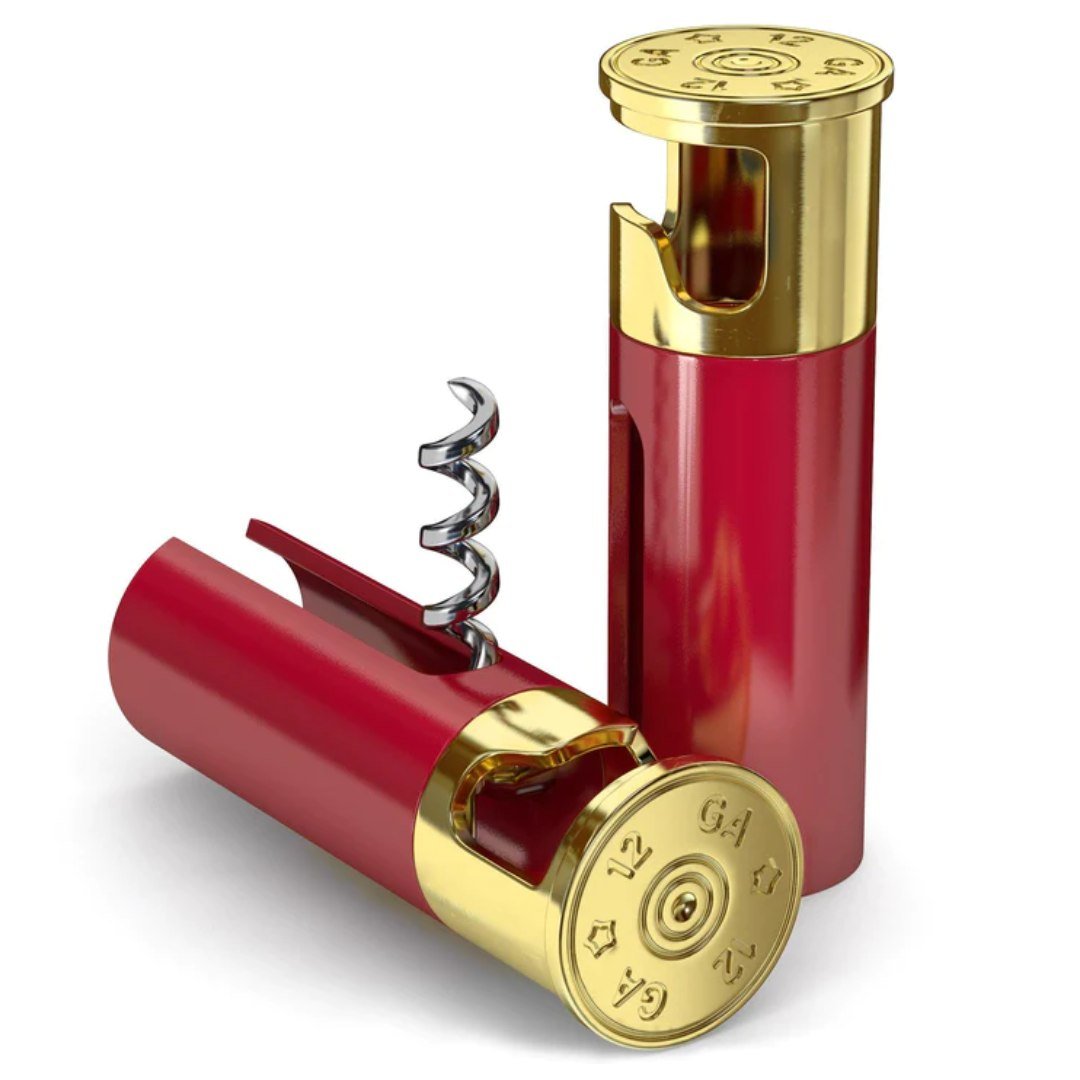 12 Gauge Bottle Opener & Corkscrew Combo - PatriotDepot.com