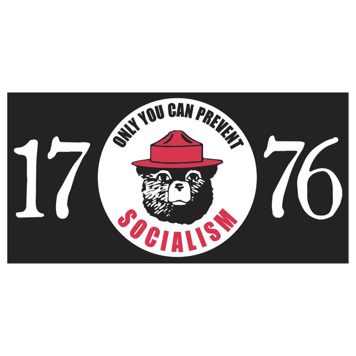 1776 Only You Can Prevent Socialism Bumper Sticker