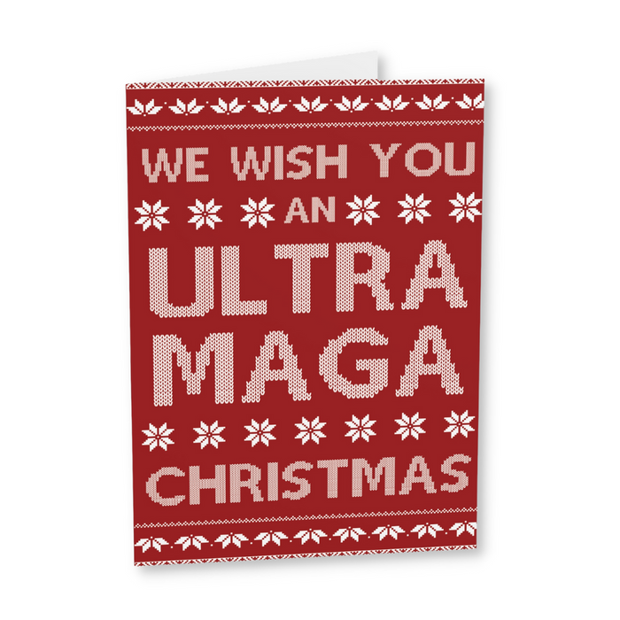 We Wish You An Ultra MAGA Christmas Card (Printable Download)