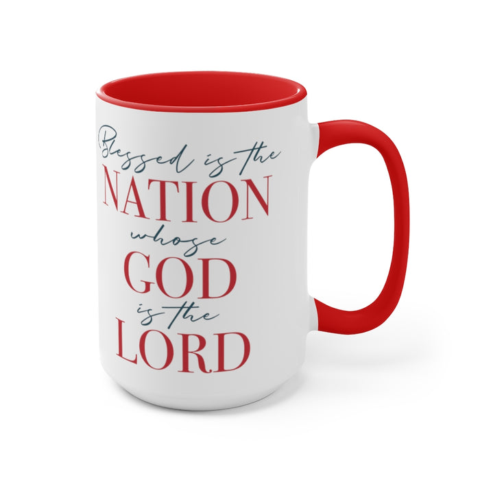 Blessed Nation Mug (2 sizes, 2 colors)