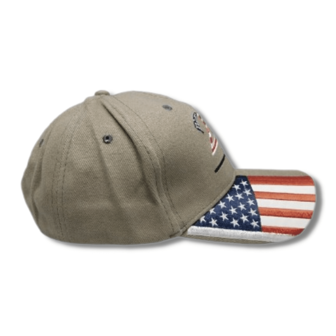 2A Embroidered Hat (Khaki) - PatriotDepot.com