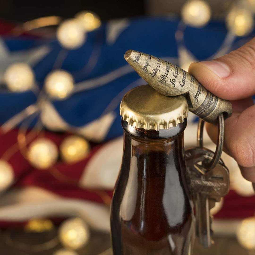 2nd Amendment 50 BMG Keychain Bottle Opener - PatriotDepot.com