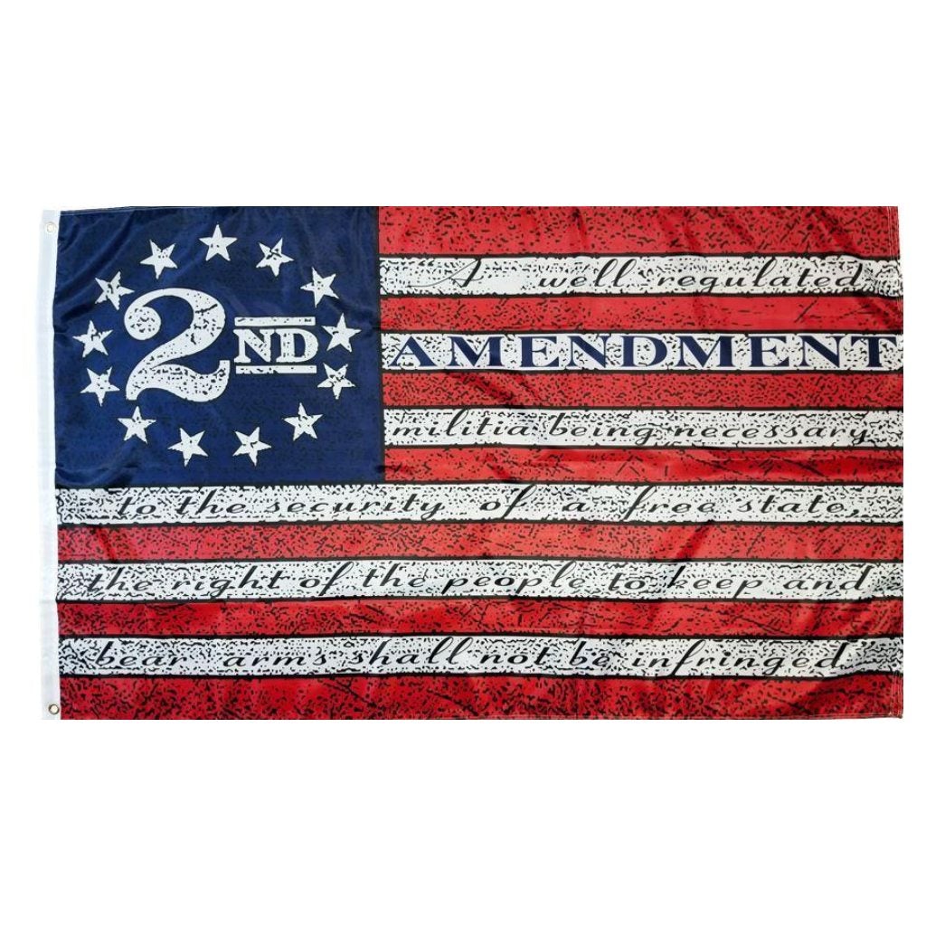2nd Amendment Betsy Ross 3'x5' Flag - PatriotDepot.com