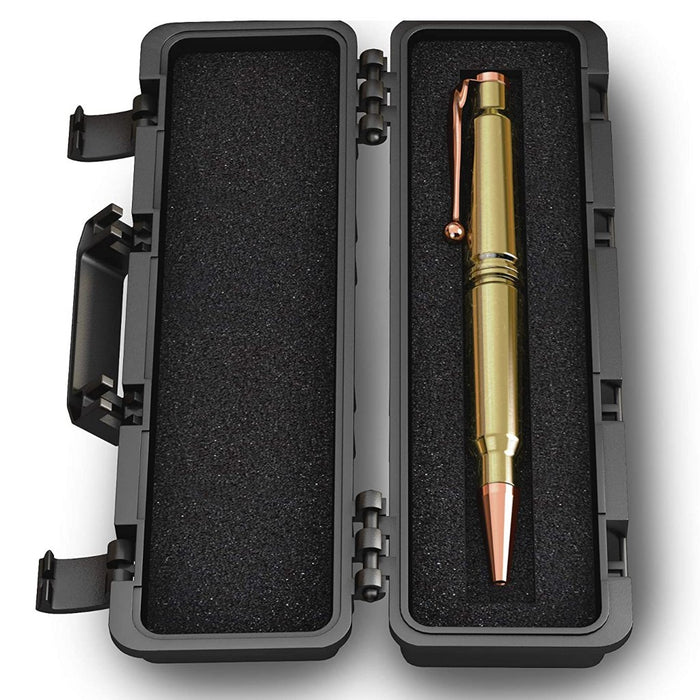 .308 Real Bullet Authentic Brass Casing Refillable Twist Pen w/ Tactical Gift Box (5 Colors)