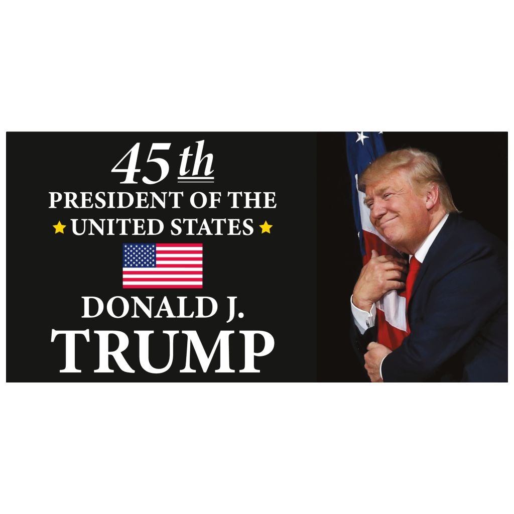 45th President Donald J Trump Bumper Sticker - PatriotDepot.com