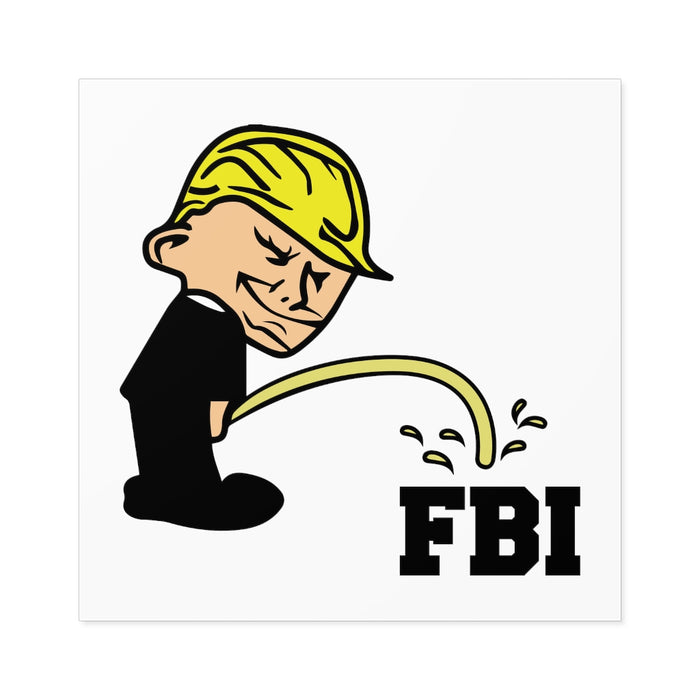 Bad Boy Trump FBI Sticker (Indoor\Outdoor)