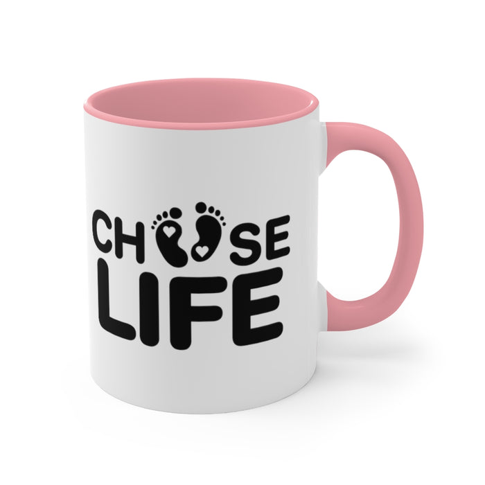 Choose Life Mug (2 sizes, 3 colors)