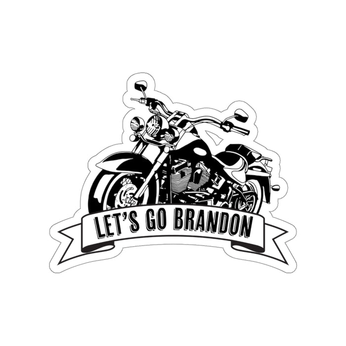 Let's Go Brandon, Motorcycle (B2) Kiss-Cut Stickers (4 sizes)