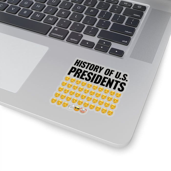 The History Of Presidents Kiss-Cut Stickers (4 sizes)