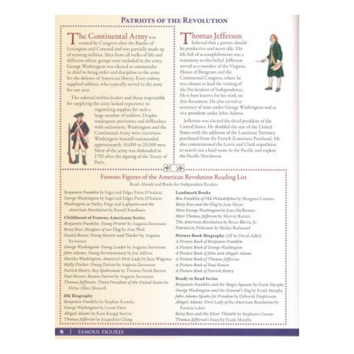 Famous Figures of the American Revolution: Movable Paper Figures to Cut, Color and Assemble