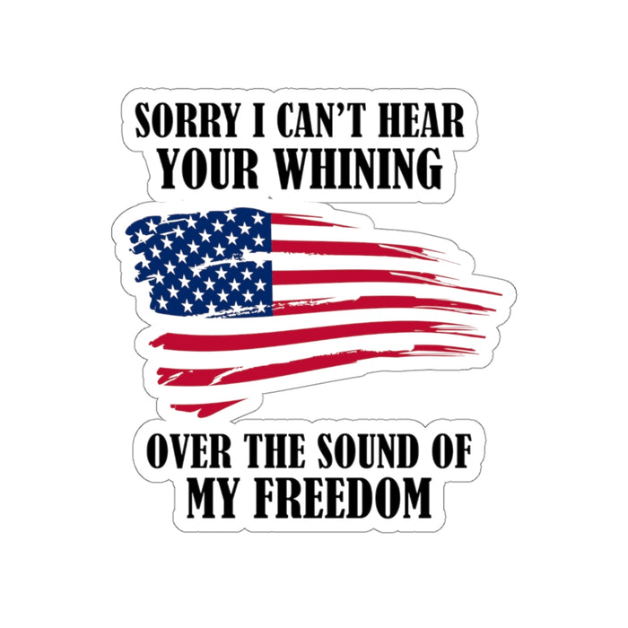 Sound Of My Freedom Kiss-Cut Stickers (4 sizes)