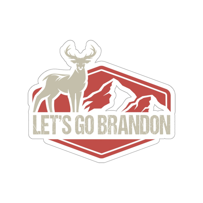 Let's Go Brandon, Hunting (LGB7) Kiss-Cut Stickers (4 sizes)