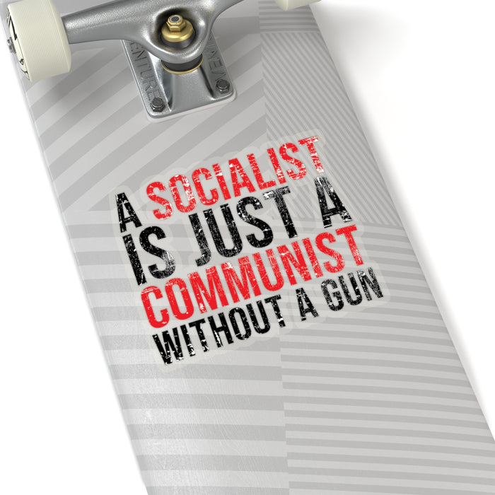 Socialist Kiss-Cut Stickers (4 sizes)