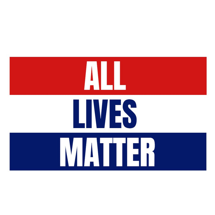 All Lives Matter Bumper Sticker