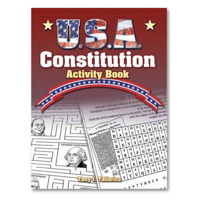 USA Constitution Coloring & Activity Book