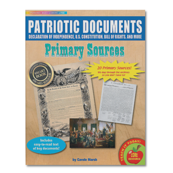 Primary Source Patriotic Historical Documents (Cardstock)