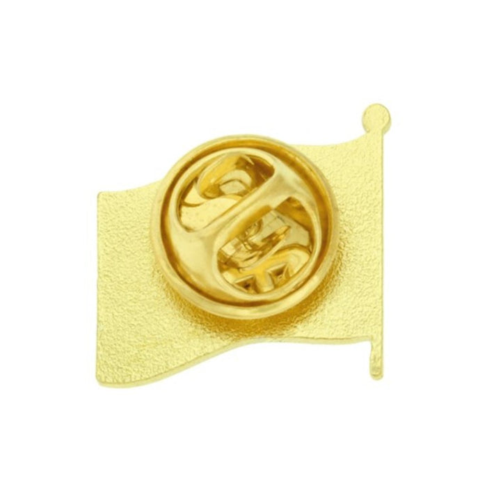 Christian Flag Lapel Pin (Gold Plated)