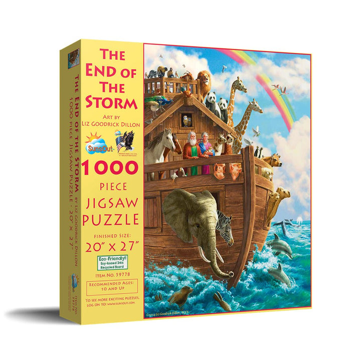 The End of the Storm 1000 Piece Puzzle (Made in the USA)