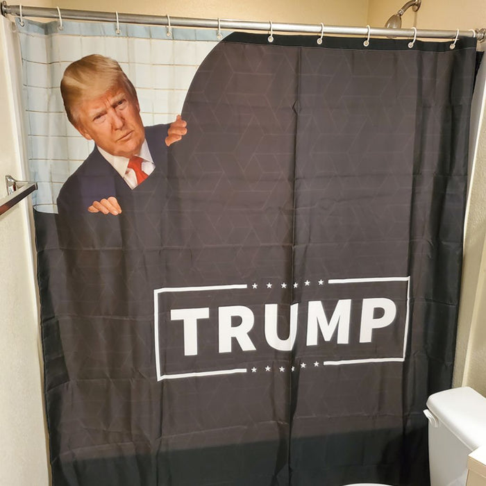 trump shower curtain