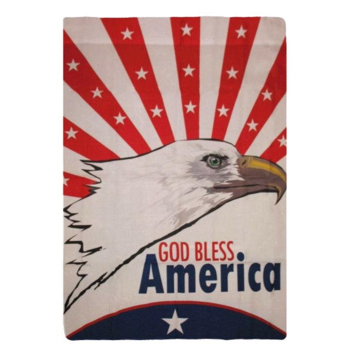 Eagle God Bless America Patriotic 12"x18" Garden Flag