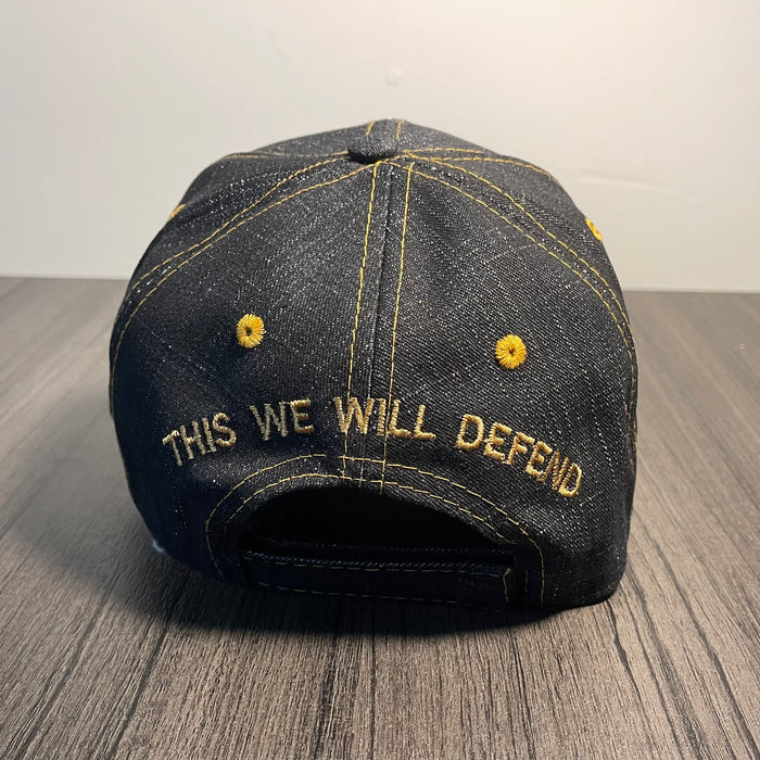 This We Will Defend American Eagle Embroidered Hat & Bill