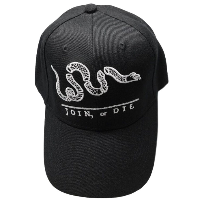 Join or Die Custom Embroiderd Hat (Black)