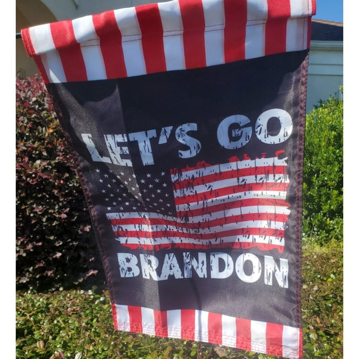 Let's Go Brandon 12"x18" Garden Flag
