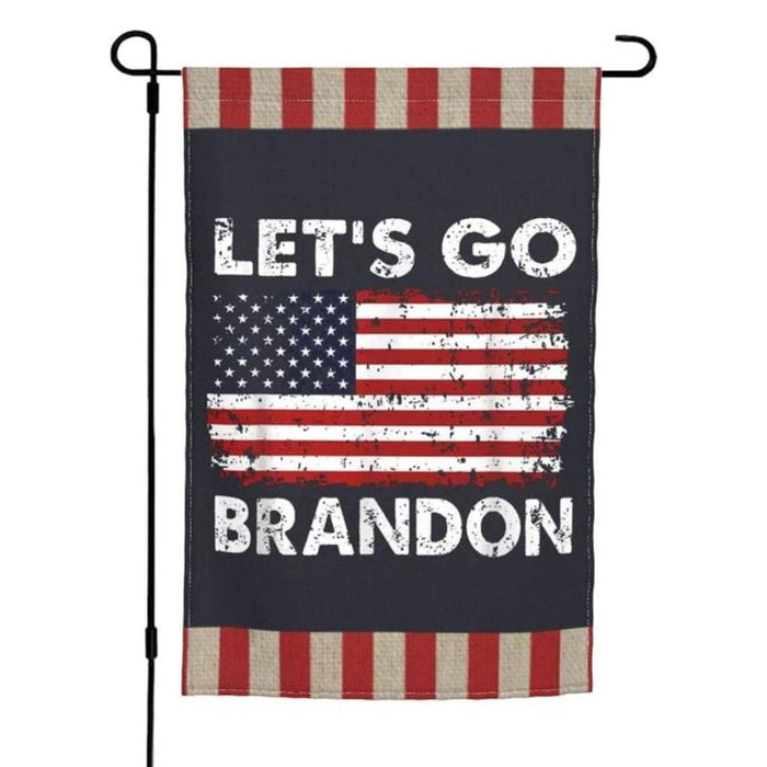 Let's Go Brandon 12"x18" Garden Flag